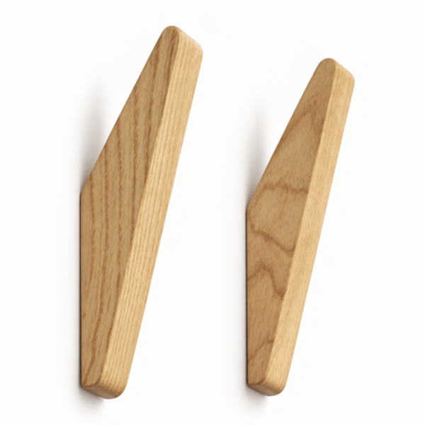Perchero Kiri de madera, vista de producto