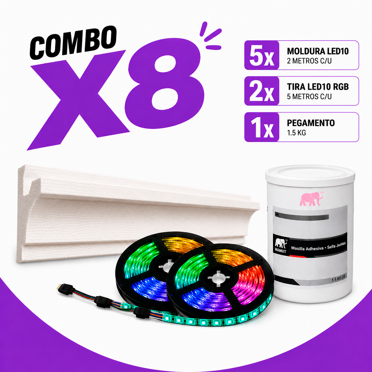Combo led 10