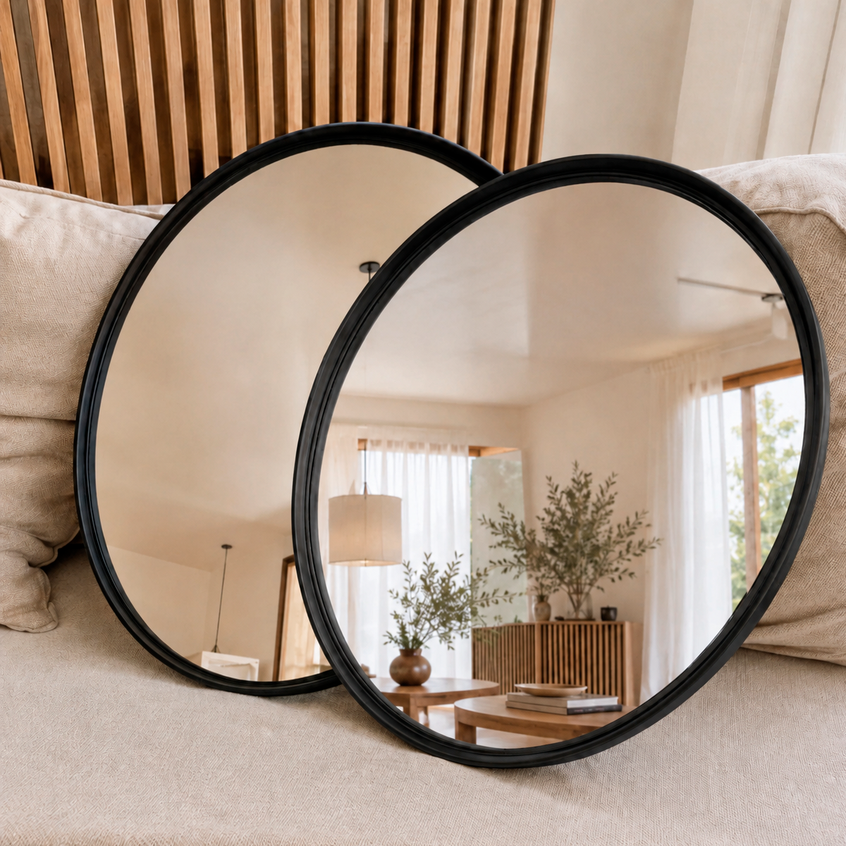 Espejo PVC 60cm - Negro 9